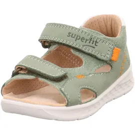 superfit Jungen Lagoon Sandale, Hellgrün Orange 7500, 19 EU