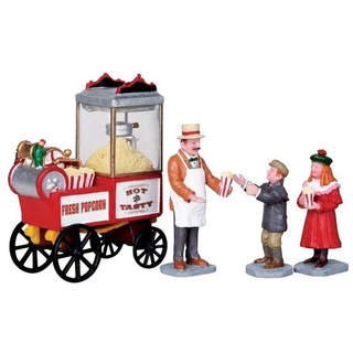 Lemax Popcorn Seller - Popcorn Zübehör für die eigene kleine Weihnachtswelt