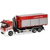 HERPA 098151 1:87 Mercedes-Benz Actros M Wechselladerfahrzeug "Feuerwehr Bremen"