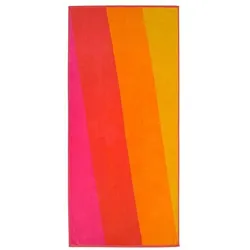 dyckhoff Strandtuch CUBA LIBRE Stradtuch 80x180 cm 100% Baumwolle orange