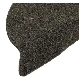 vidaXL Stufenmatten Selbstklebend 15 Stk. 56x17x3 cm Anthrazit Halbrund