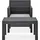vidaXL Garten-Lounge-Set 2-tlg. anthrazit