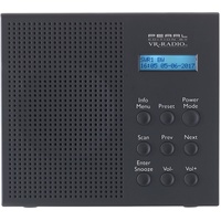 Digitales DAB+/FM-Radio mit Akku, Dual-Wecker, RDS, LCD-Display, Timer