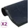 vidaXL Schmutzfangmatte 60 x 90 cm Blau