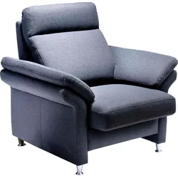 Sessel HOME AFFAIRE "Mailand Fernsehsessel", grau (anthrazit), B:98cm H:103cm T:89cm, Struktur ( 100% Polyester), Sessel, mit komfortablem Federkern-Sitz, wahlweise mit Move-Funktion