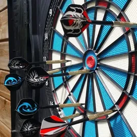 Sinwind Dartpfeile Set mit Kunststoffspitze, 12 Stück Softdart