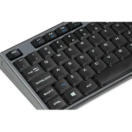 iBox DESKTOP KIT PRO, Tastatur Maus enthalten QWERTY, Schwarz, (IKMS606W)