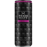 THREE SIXTY Vodka Dark Berry 0,33l 10%vol.