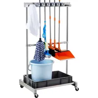 Vevor Gartengeräte Ständer 1243x508x660mm Gerätehalter Organizer Edelstahl PP Mehrzweck