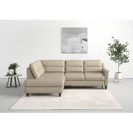 sit&more Ecksofa »Farö L-Form« inklusive Federkern, wahlweise mit Bettfunktion und Bettkasten