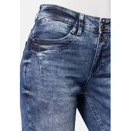 Stooker WOMEN Denim Damen Jeans Hose »Davos Boyfriend Fit - Heavy used Blue - D50/L30 - 50W / 30L