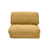 Miliboo Schlafsessel, Gelb, Textil, 82x62x82 cm, Wohnzimmer, Sessel, Schlafsessel