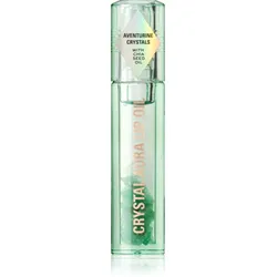 Makeup Revolution Crystal Aura Lippenöl zum nähren und Feuchtigkeit spenden Farbton Aventurine Cucumber 2,5 ml