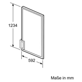 Bosch KFZ40AX0 Türpanel