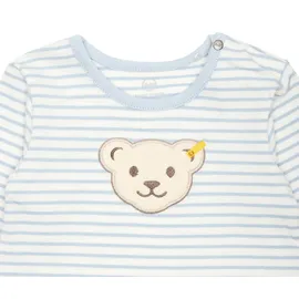 Steiff Strampler in Hellblau/Weiß - Gr.: 68