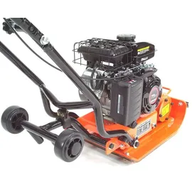 Apex Digital Rüttelplatte 52kg Verdichter 8 kN Rüttler Set PU-Matte Fahrwerk 56119