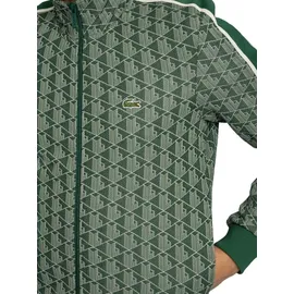 Lacoste Paris Jacquard-Trainingsjacke mit Reißverschluss, Grün M - Grün - M