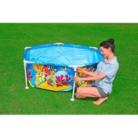BESTWAY Kinderschwimmbecken, Mehrfarbig, Metall, Kunststoff, 51 cm, Freizeit, Pools und Wasserspaß, Planschbecken