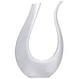 Intirilife Wein Dekanter in U-Form Glas 750 ml- Weinkaraffe Dekantierer Weinbelüfter, Weindekanter Zubehör bleifrei- Handgemacht, Tropffrei Ausgießen, spülmaschinenfest