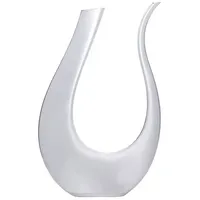 Intirilife Wein Dekanter in U-Form Glas 750 ml- Weinkaraffe Dekantierer Weinbelüfter, Weindekanter Zubehör bleifrei- Handgemacht, Tropffrei Ausgießen, spülmaschinenfest
