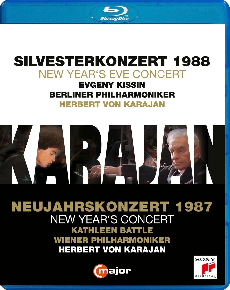 Herbert Von Karajan: Neujahreskonzert 1987 & 1988 - Kathleen Battle  Evgeny Kissin  Herbert von Karajan. (Blu-ray Disc)