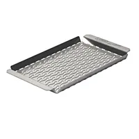 LARES Grillschale 22 x 11 cm Edelstahl silber