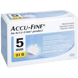 ACCU FINE Sterile Nadeln f.Insulinpens 5 100 St
