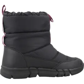 GEOX Schneestiefel Schwarz/Fluo Fuchsia 31
