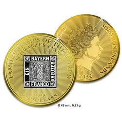 Flatcoin Solomon ́22 Schwarzer Einser AU