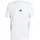 adidas Essentials 3-Streifen Single Jersey Kurzarm-T-Shirt White / Black M