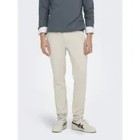Only & Sons ONSMARK Tapered Chino Hose Beige 33 30