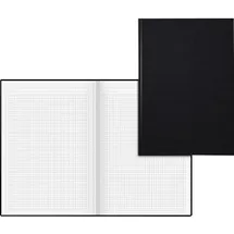 KÖNIG & EBHARDT Notizbuch A4 kariert Schwarz