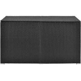 Juskys Auflagenbox Ikaria 145 x 79,5 x 82,5 cm Schwarz