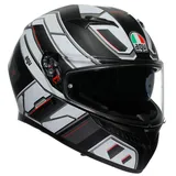 AGV K3 Rivia, Integralhelm - Matt Schwarz/Weiß/Rot - M
