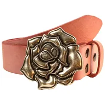 rettungsring gürtel Damengürtel Leder 100 cm rosa