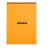 Rhodia Spiralblock Notenblock A4 kariert Orange