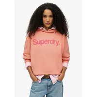Superdry Core Logo City Kapuzenpullover Peach Amber Pink L