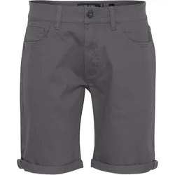 Jeansshorts INDICODE "Jeansshorts IDPokka", Herren, Gr. M, N-Gr, grau, Obermaterial: 98% Baumwolle CO. 2% Elasthan EL., Jeans Jeansshorts