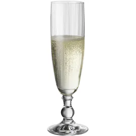 Bohemia Cristal 6er Set BOHEMIA Cristal Sektglas Georgia 230 ml Kristall, Kristalloptik Transparent Klar