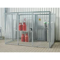 Gasflaschen-Container Typ GFC-M GFC-M5, feuerverzinkt