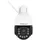Foscam SD4H 4 MP Dualband WLAN PTZ Dome Überwachungskamera Weiß