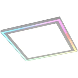 Just Light LED-Deckenleuchte EDGING - B/H/T ca. 40,00x5,20x40,00