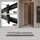 Schulte Sunny Duschtür anschlaglos 80 x 190 cm schwarz Sicherheitsglas