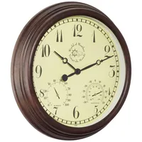 Esschert Design Wanduhr, Gartenuhr Plastik Ø 38cm