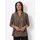 Classic Basics Longbluse camel-schwarz 50