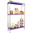 Simonrack Grundregal Edelstahl 1600x860x500 mm blau