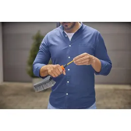 Gardena Waschbürste Cleansystem M soft grau