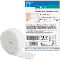 HÖGA Fix Netzschlauchverband, elastischer Schlauchverband zum Fixieren von Verbänden - Gr. 5 - 1 m, für Beine und mittlere Rümpfe, 1er-Pack