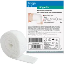 HÖGA Fix Netzschlauchverband, elastischer Schlauchverband zum Fixieren von Verbänden - Gr. 5 - 1 m, für Beine und mittlere Rümpfe, 1er-Pack