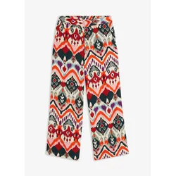 bonprix Palazzo-Hose mit Druck, orange, 42